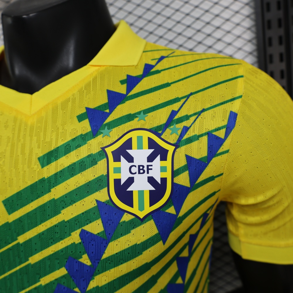 2026/27 Brazil Special Edition Yellow Player Version Soccer Jersey