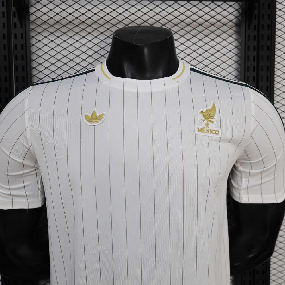 2026/27 Mexico Casual Retro White Player Version Football Jersey