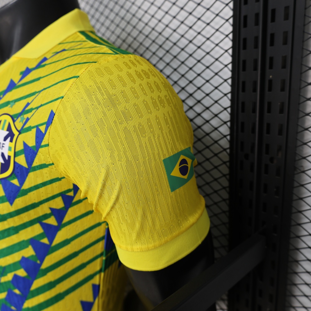 2026/27 Brazil Special Edition Yellow Player Version Soccer Jersey