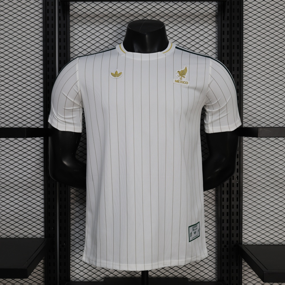 2026/27 Mexico Casual Retro White Player Version Football Jersey