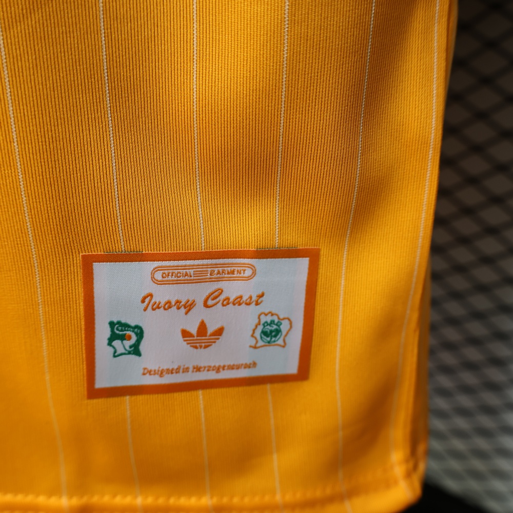 2026/27 Ivory Coast Orange Retro Casual Short Sleeve Player Version Football Jersey
