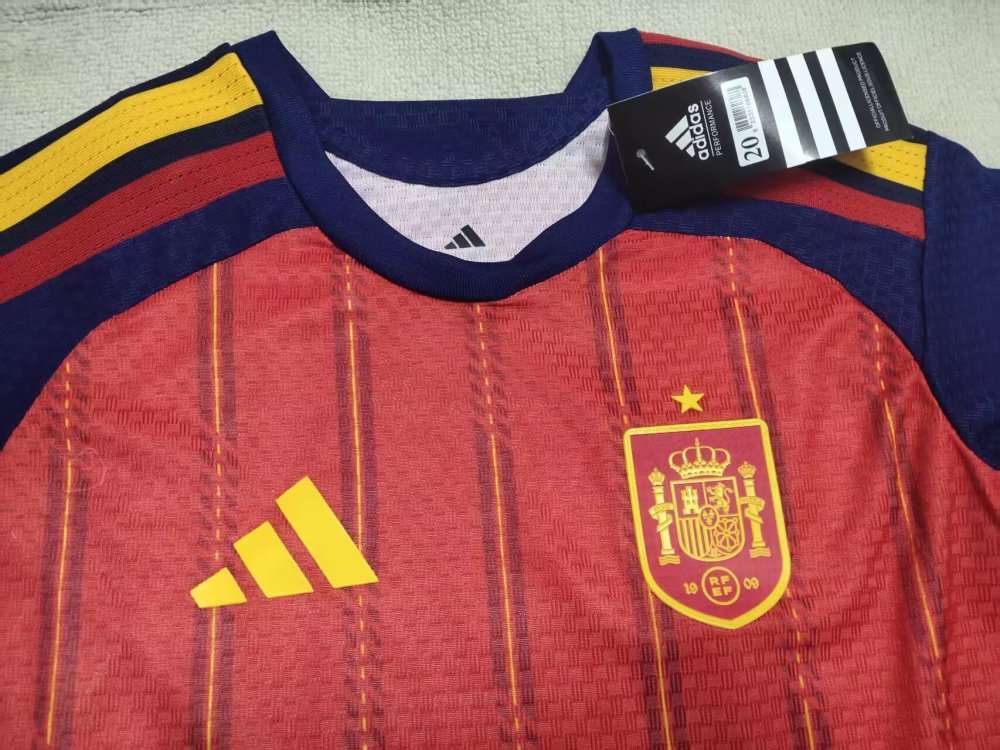 2026/27 Kids Spain Home Player Edition World Cup Football Jersey