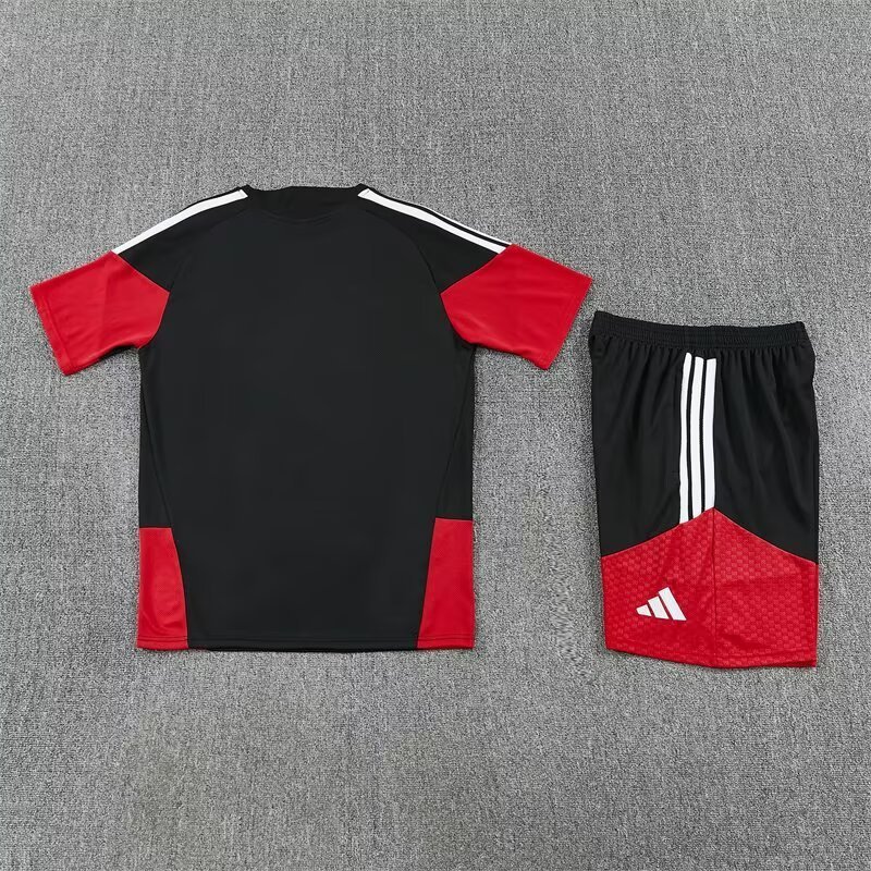 2026/27 Germany Black Short Sleeve Training Suit For Adult & Kids