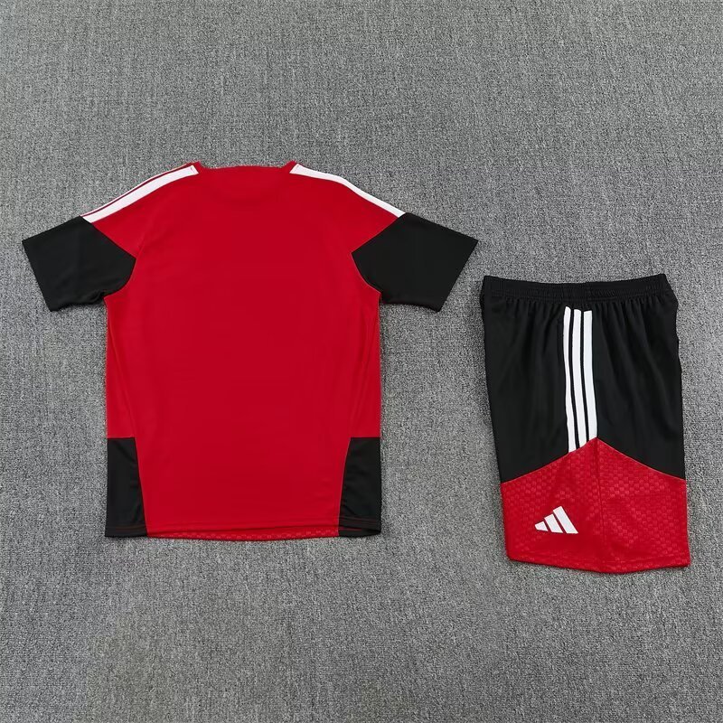 2026/27 Germany Red Short Sleeve Training Suit For Adult & Kids