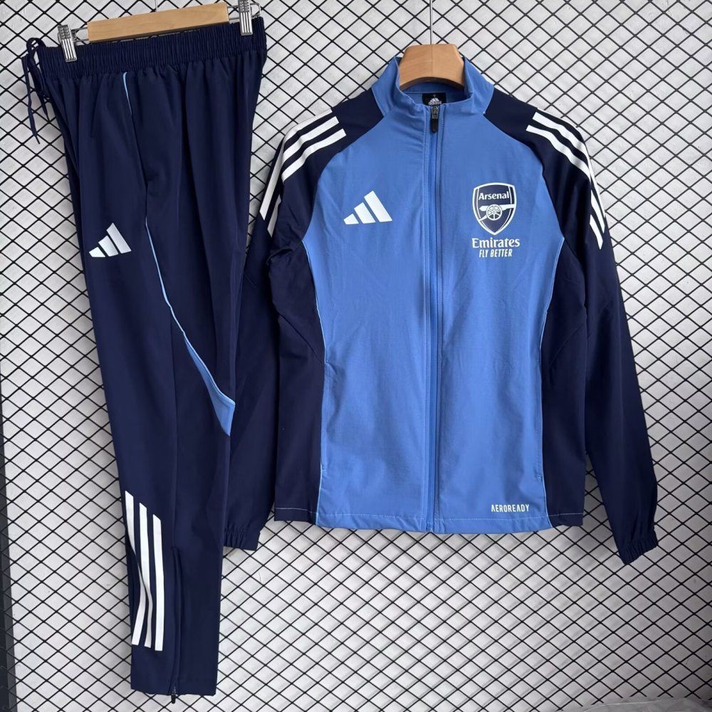 2025/26 Arsenal Blue Windbreaker Set