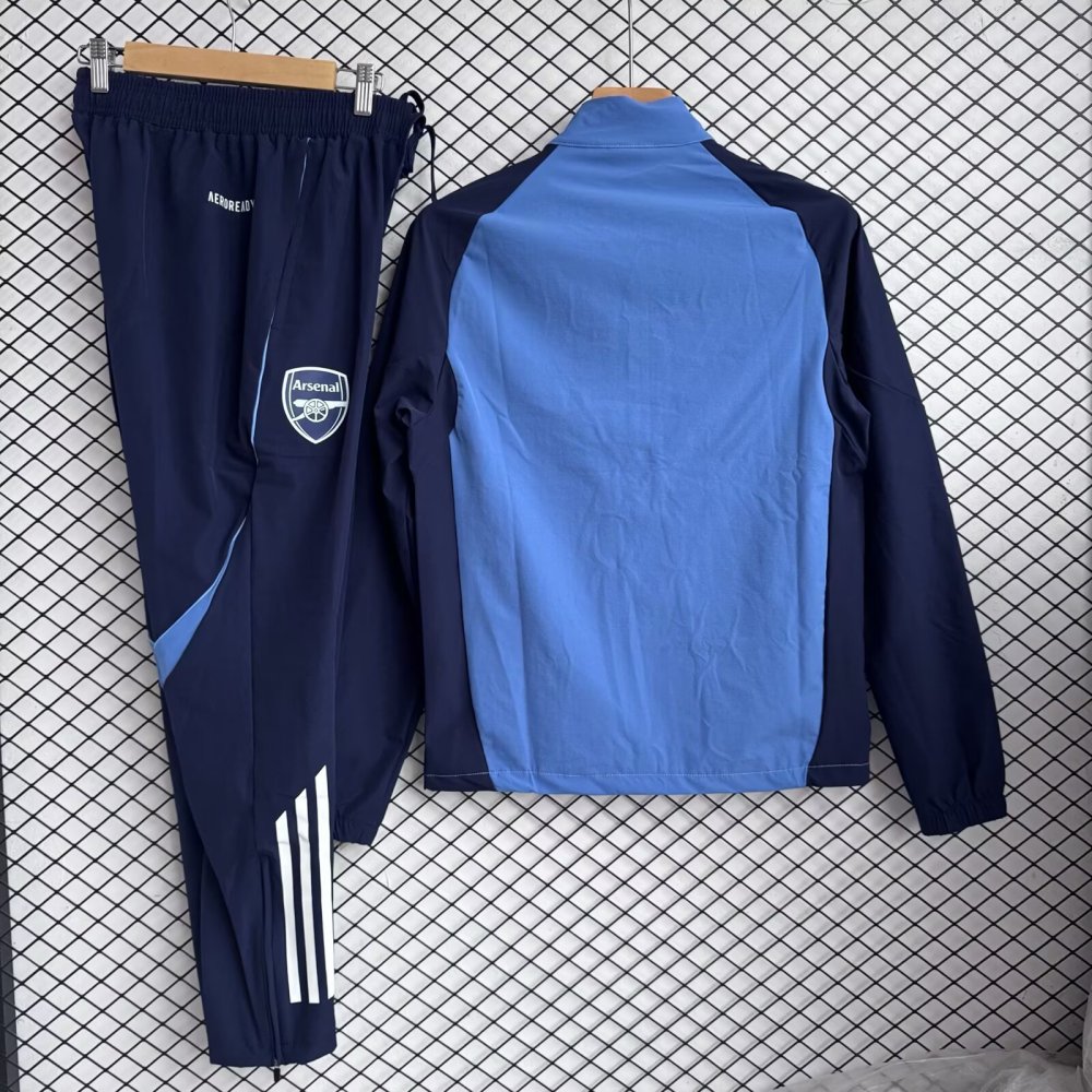 2025/26 Arsenal Blue Windbreaker Set