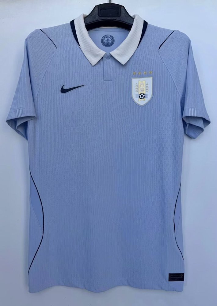 2026 Uruguay Home Player Edition World Cup Soccer Jersey