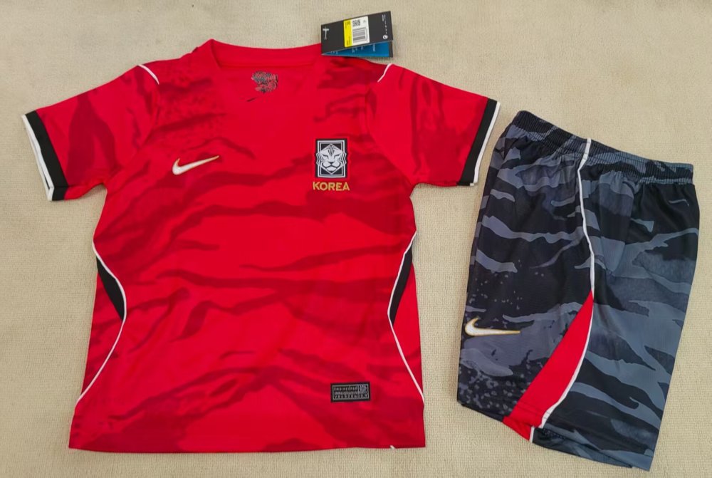 2026/27 Kids Korea Home World Cup Football Jersey