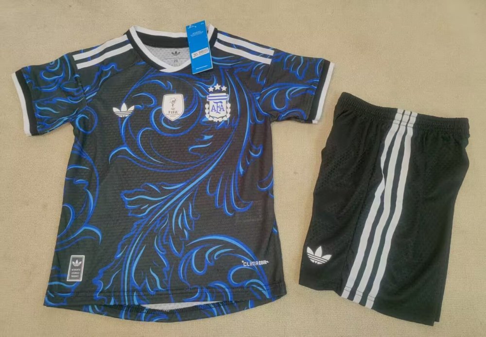 2026/27 Kids Argentina Away Player Edition World Cup Football Jersey