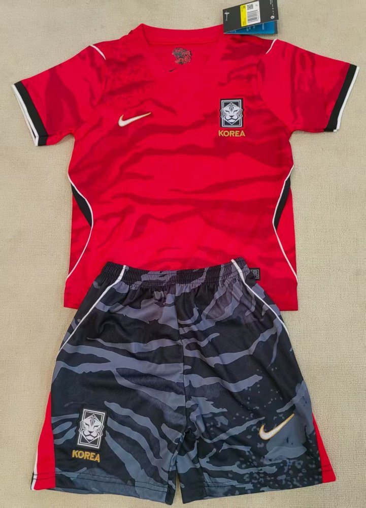 2026/27 Kids Korea Home World Cup Football Jersey