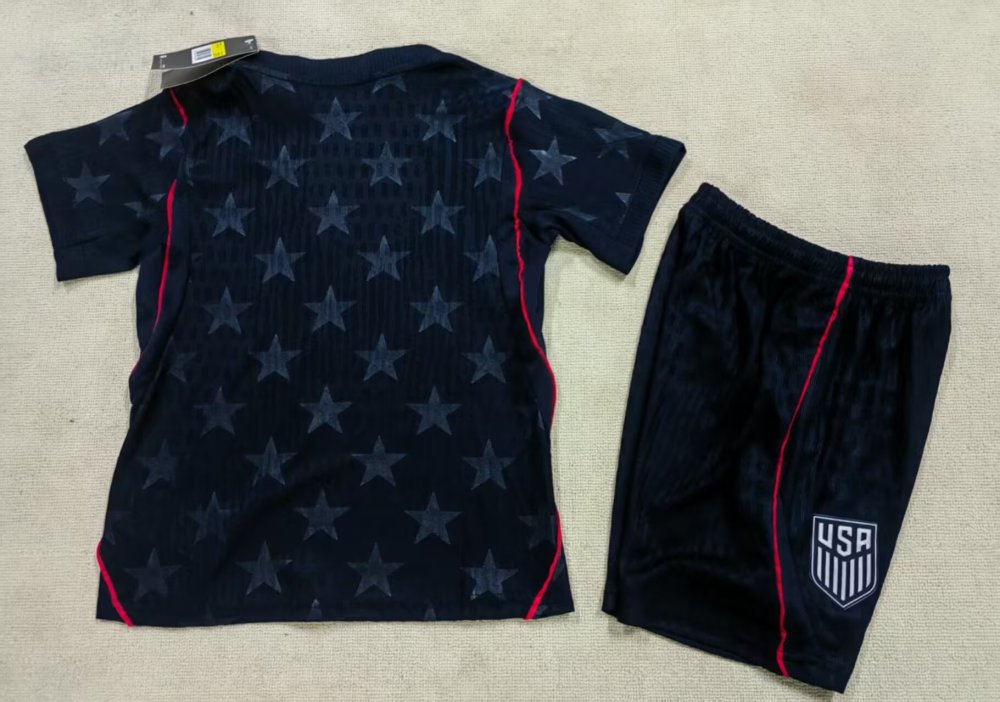 2026 Kids USA Away Player Edition World Cup Football Jersey