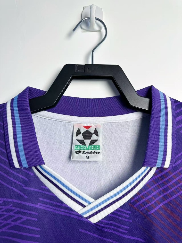 1992/93 Fiorentina Home long sleeved Retro Jersey