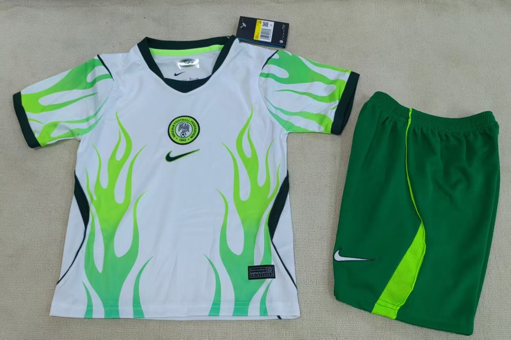 2026/27 Nigeria Home Kids Football Jersey Kit