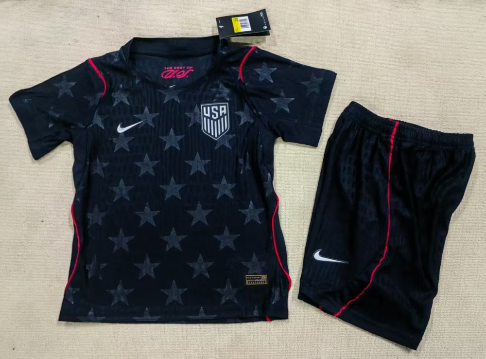 2026 Kids USA Away Player Edition World Cup Football Jersey