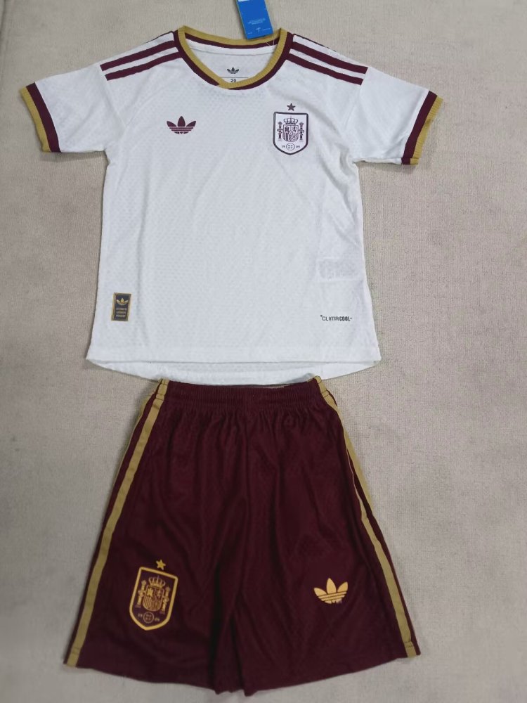 2026/27 Kids Spain Away Player Edition World Cup Football Jersey