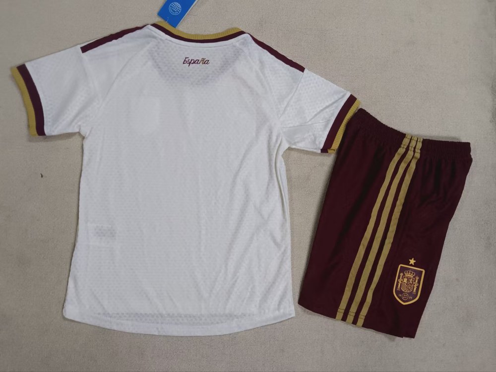2026/27 Kids Spain Away Player Edition World Cup Football Jersey