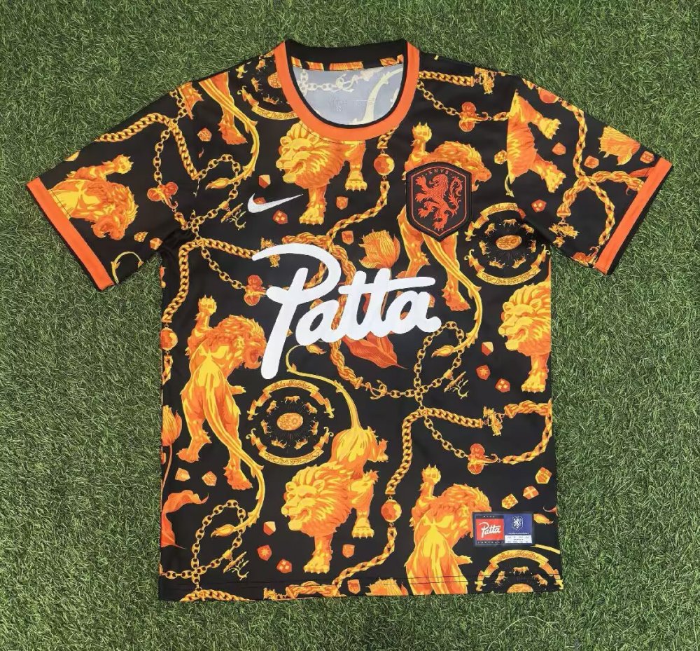 2026 Netherlands Home Fan Edition Training Suit Soccer Jersey