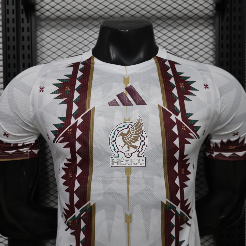 2026/27 Mexico Special Edition White Red Player Version Soccer Jersey