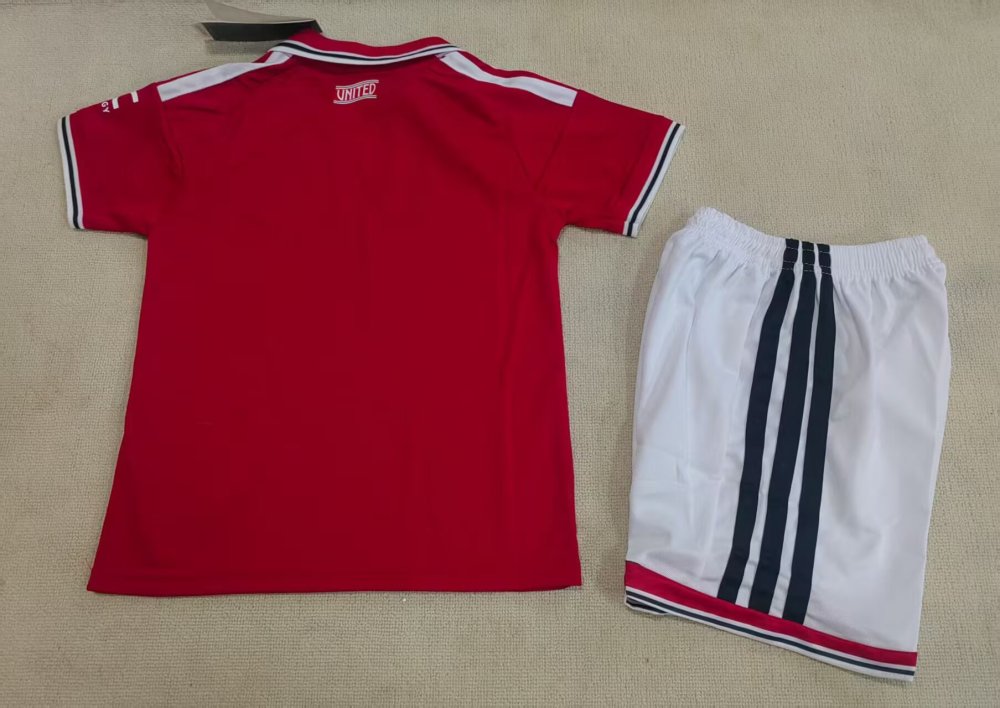 2026/27 Kids Manchester United Home Soccer Jersey