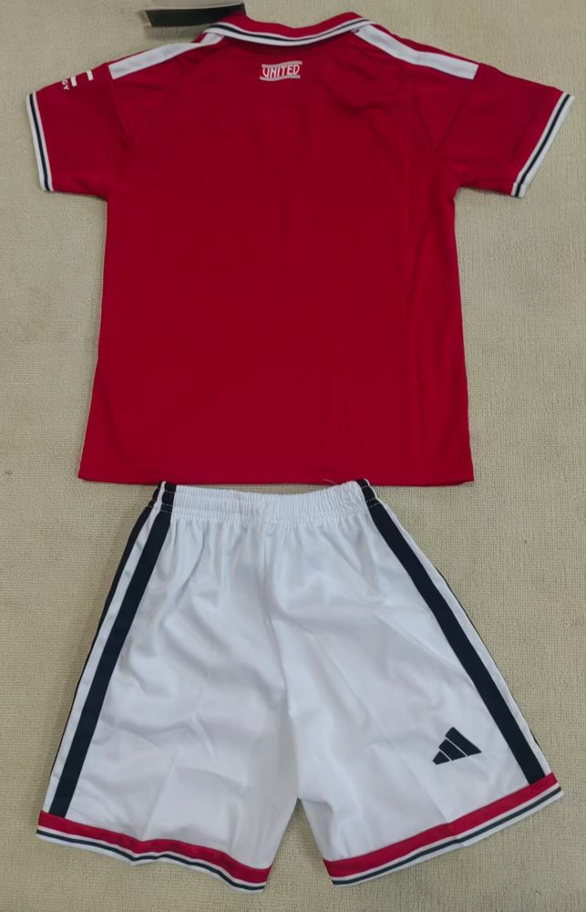 2026/27 Kids Manchester United Home Soccer Jersey