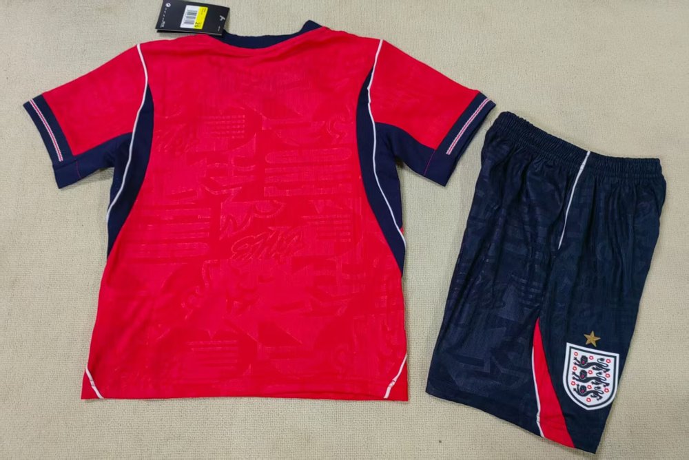 2026 Kids England Away Player Edition World Cup Soccer Jersey
