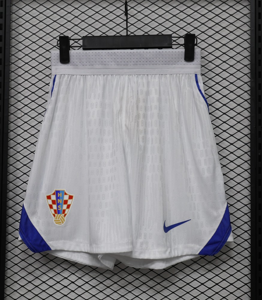 2026/27 Croatia Home Player Version Shorts