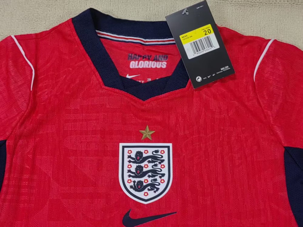 2026 Kids England Away Player Edition World Cup Soccer Jersey