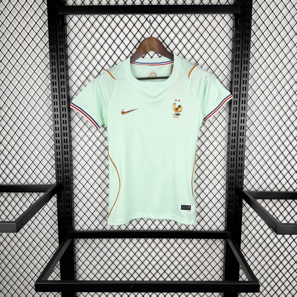 2026 France Away Fan Version Women Soccer Jersey