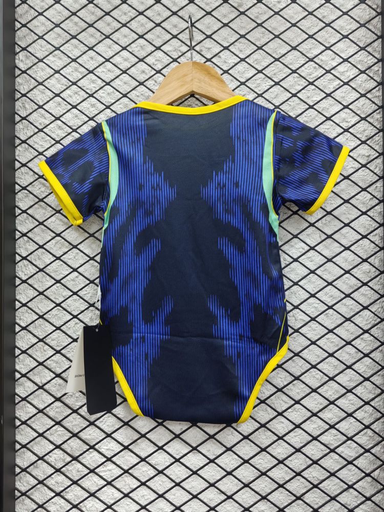 2026 Brazil Away Baby Jersey With Brand Logo