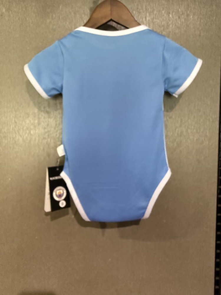 2026 Manchester City Home Baby Jersey With Brand Logo