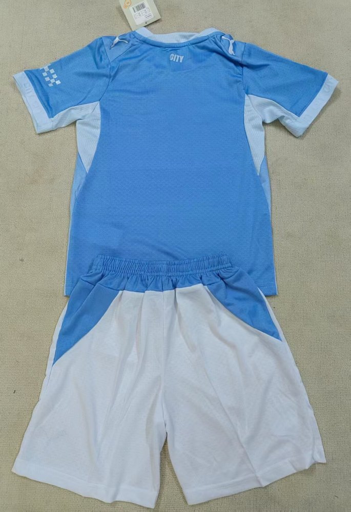 2026/27 Kids Manchester City Home Player Edition Football Jersey