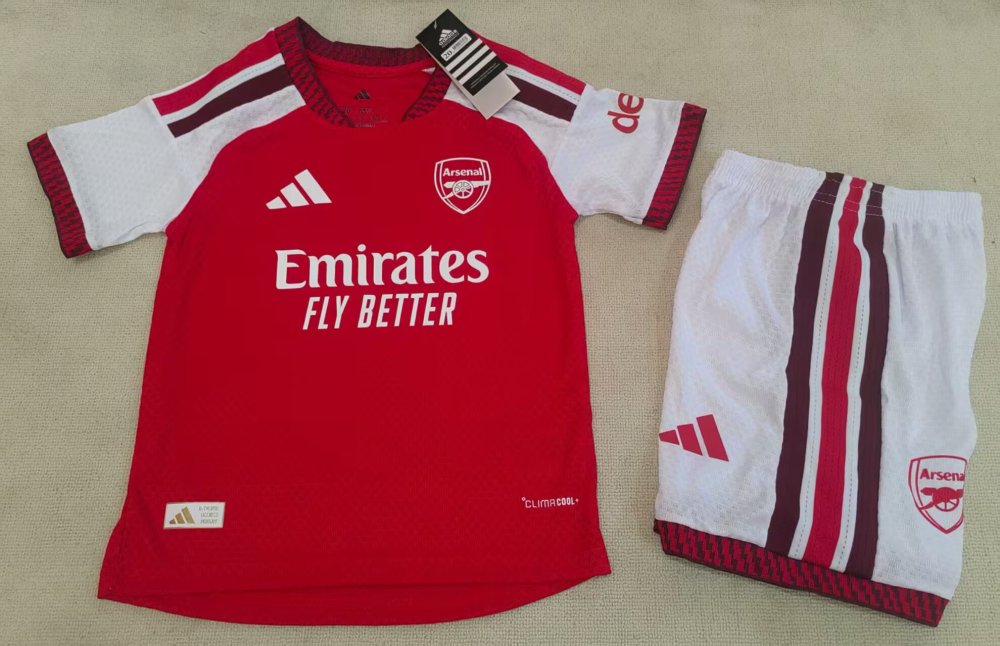 2026/27 Kids Arsenal Home Player Edition Football Jersey