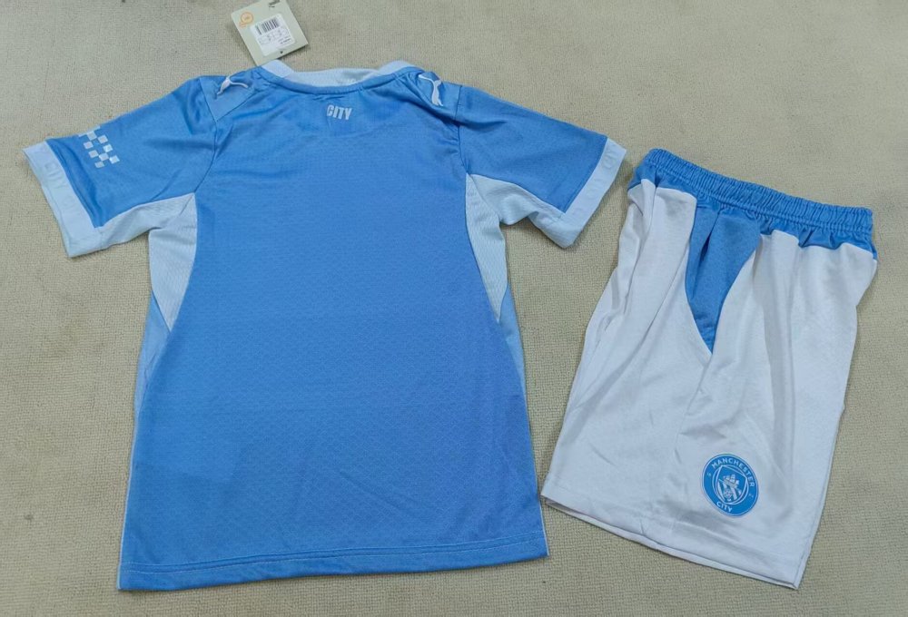 2026/27 Kids Manchester City Home Player Edition Football Jersey