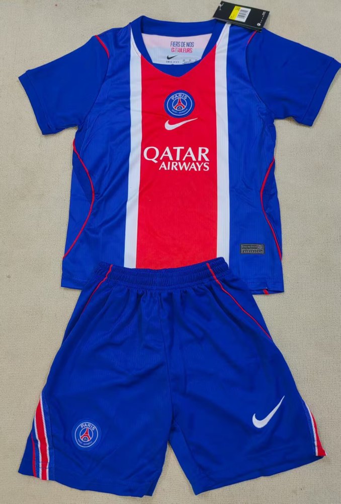 2026/27 Kids PSG Home Fan Version Soccer Jersey