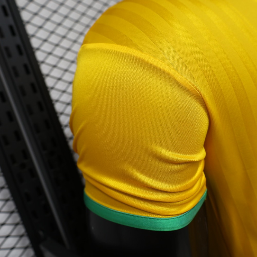2026/27 Brazil Jordan Yellow Player Version Soccer Jersey