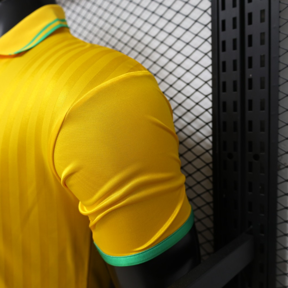 2026/27 Brazil Jordan Yellow Player Version Soccer Jersey