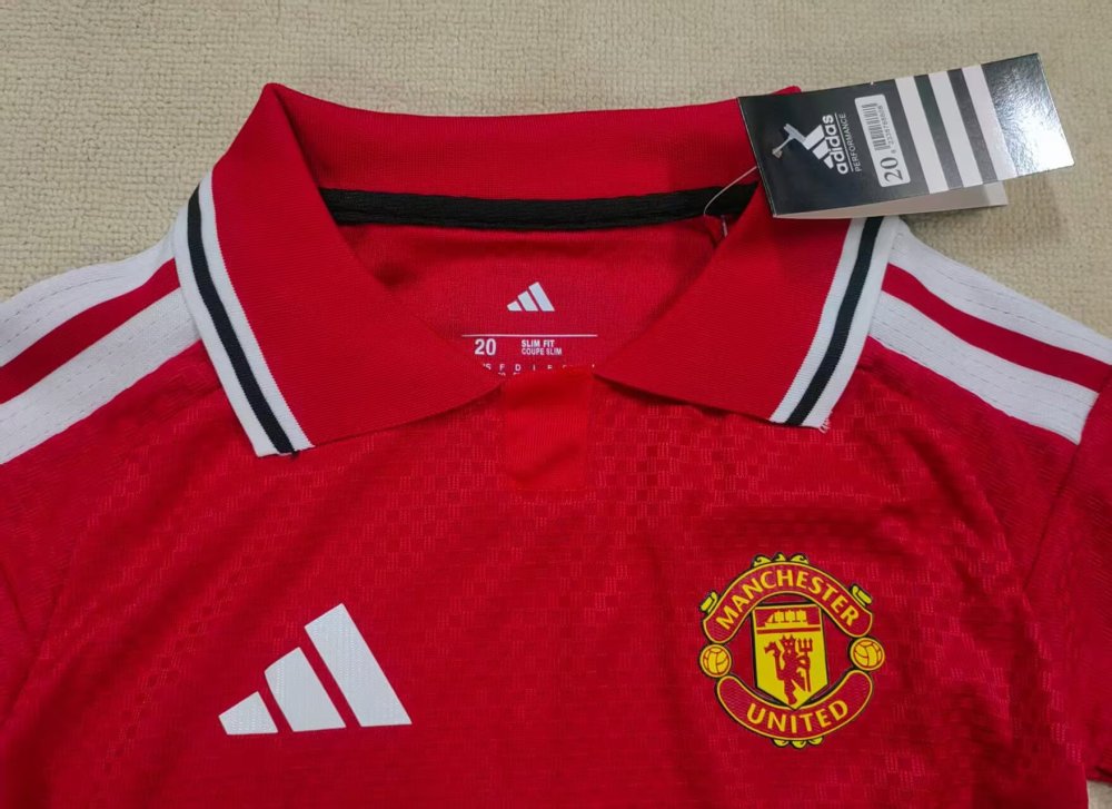 2026/27 Kids Manchester United Home Player Version Soccer Jersey
