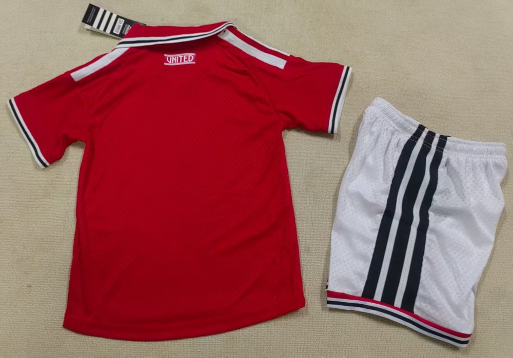 2026/27 Kids Manchester United Home Player Version Soccer Jersey