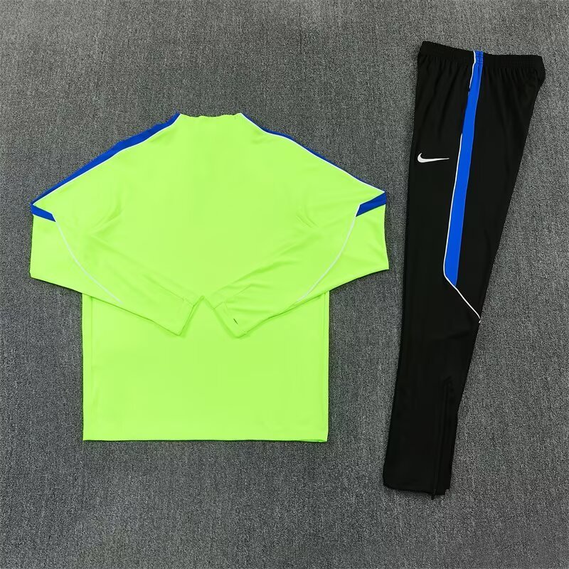 2026/27 Atletico Madrid Fluorescent Green Half Pull Training Suit Soccer Jersey