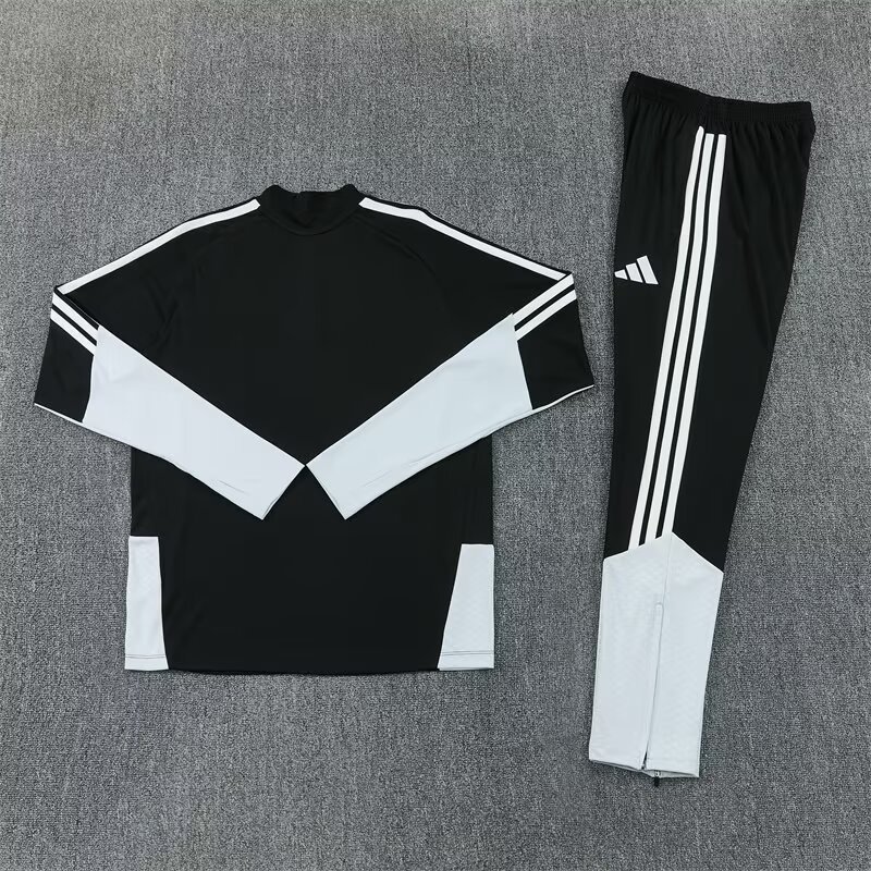 2026/27 Spain Black Half Pull Training Suit Soccer Jersey For Adults & Kids