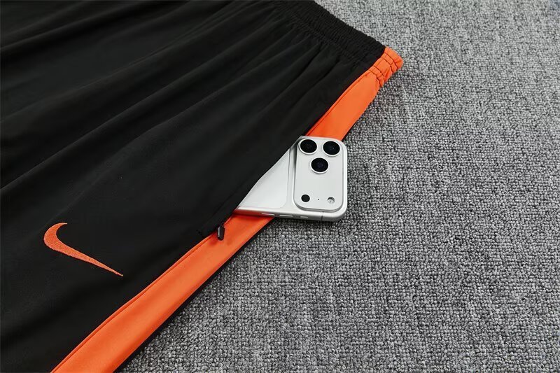 2026/27 Netherlands Orange Half Pull Training Suit Soccer Jersey For Adults & Kids
