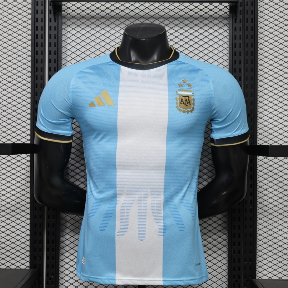 2026/27 Argentina Special Edition Blue White Player Version Soccer Jersey