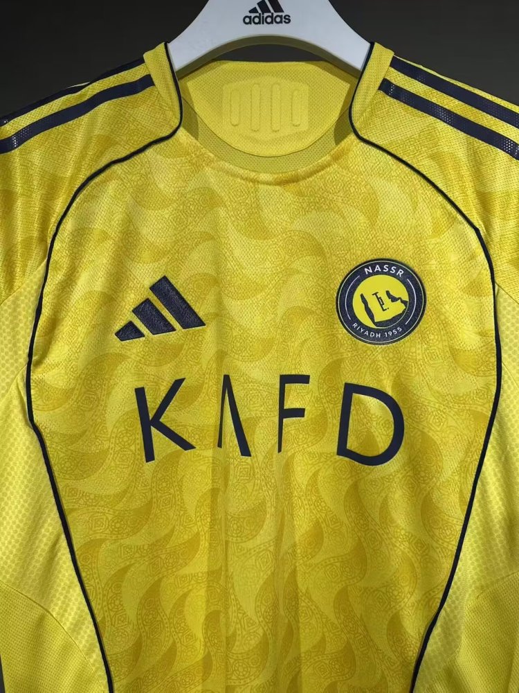 2025/26 Al-Nassr FC Home Player Edition football Jersey