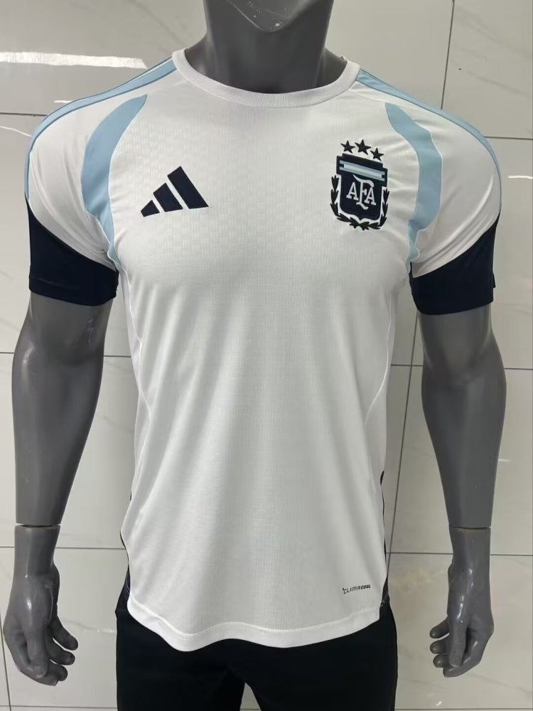 2026/27 Argentina White Training Suit Football Jersey