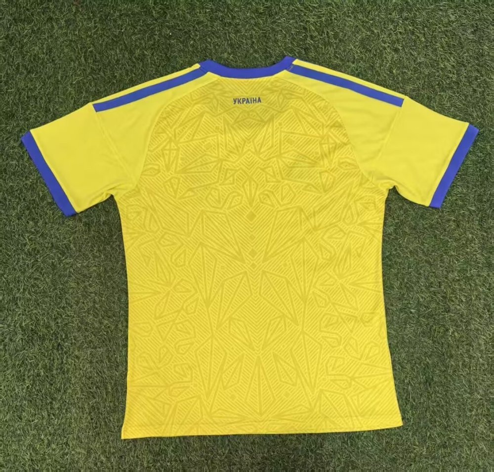 2026/27 Ukraine Home Fan Version Football Jersey