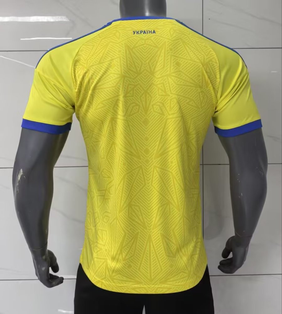 2026/27 Ukraine Home Fan Version Football Jersey
