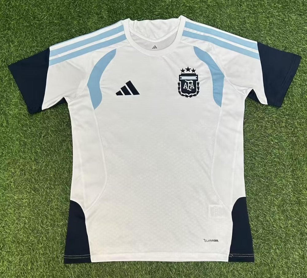2026/27 Argentina White Training Suit Football Jersey