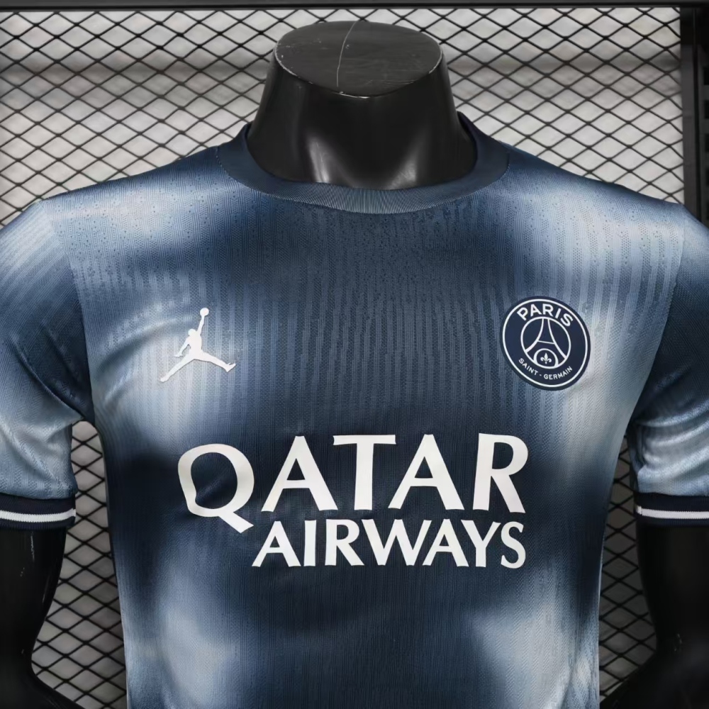 2026/27 PSG Special Edition Blue Grey Player Version Soccer Jersey