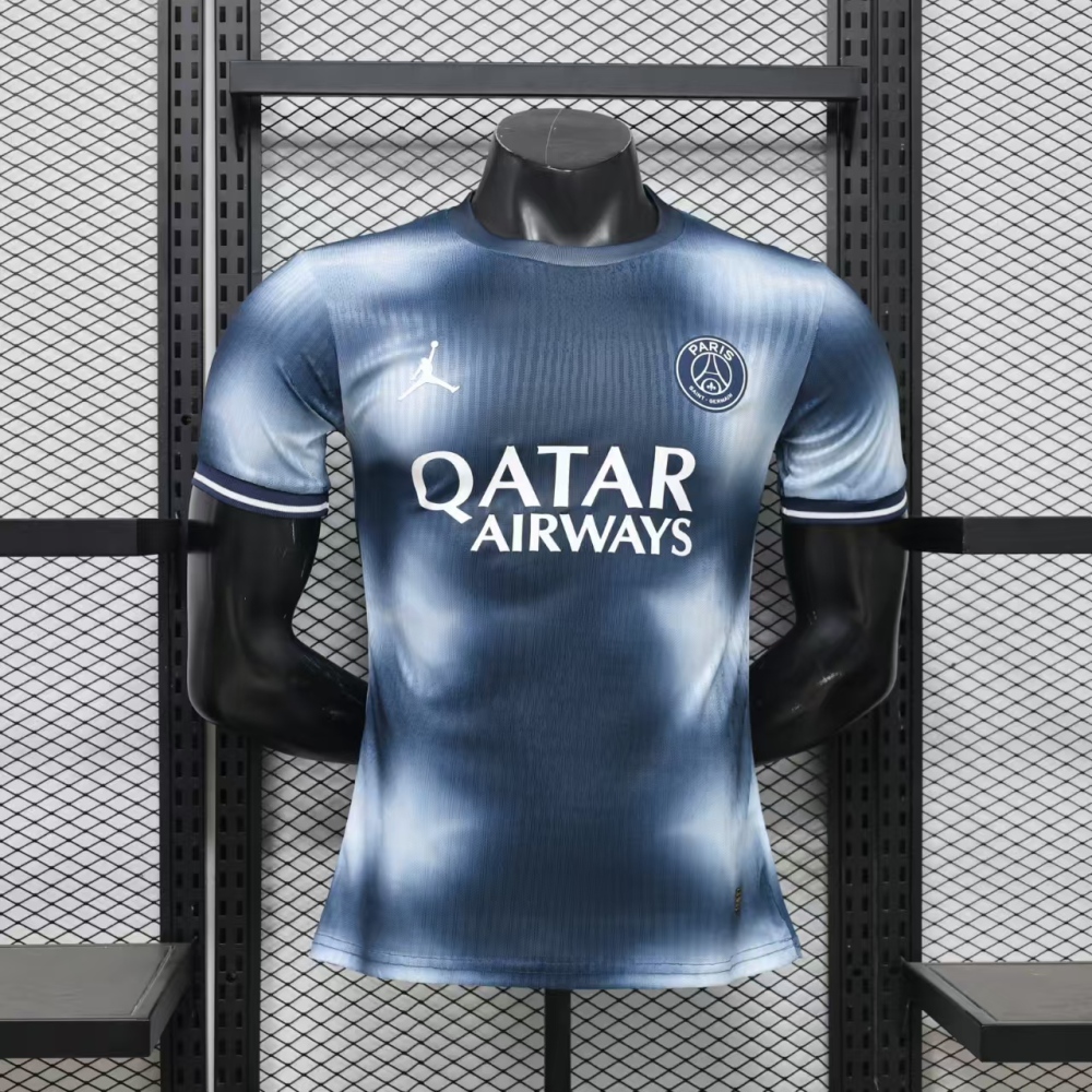 2026/27 PSG Special Edition Blue Grey Player Version Soccer Jersey