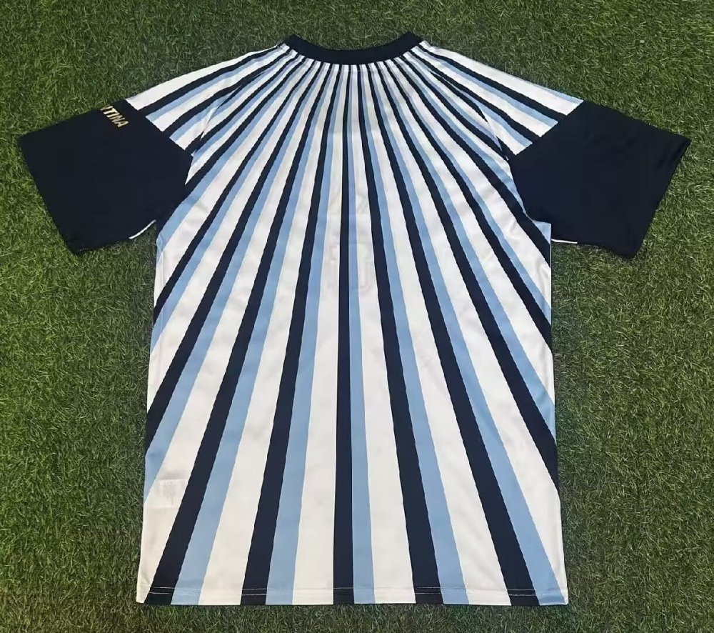 2026/27 Argentina Training Suit Blue Stripe Fan Version Soccer Jersey